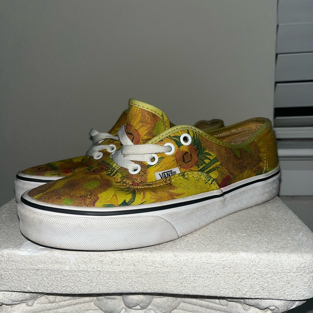 Vans van gogh sunflower painting collection rare